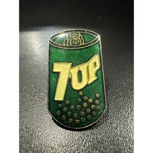 Vintage 7-UP Can Metal Hat Lapel Pinback Pin Soda Drink